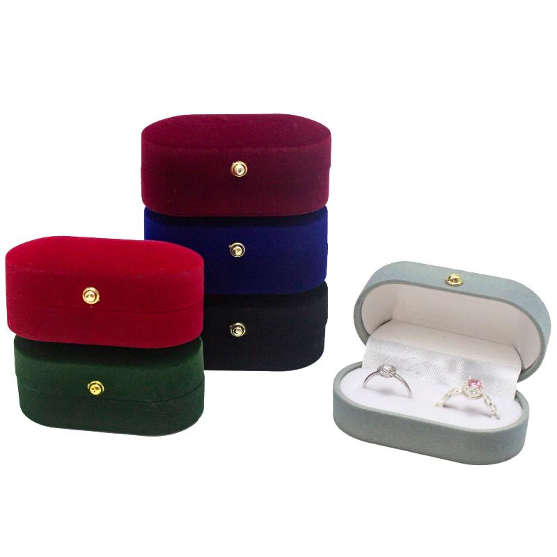 Women Accessories Display - 1 PCS Vilten Ringdoos Mini Draagbare