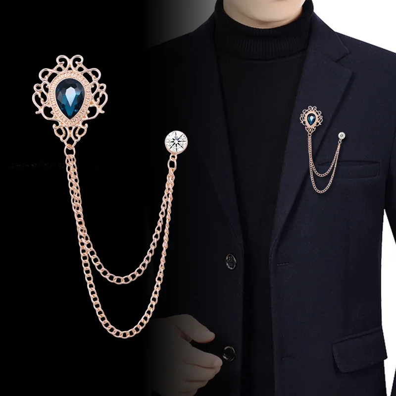 Women'S Accessories And Jewelry - Nieuwe Vintage Kwastje Ketting Strass Kristal