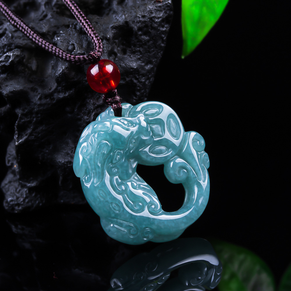 Women Accessories Gift - Birmese Jadeiet Pixiu hanger echte jade