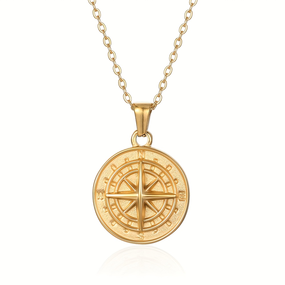 Coin Necklace Delicate - Roestvrijstalen dames ketting met delicaat verguld