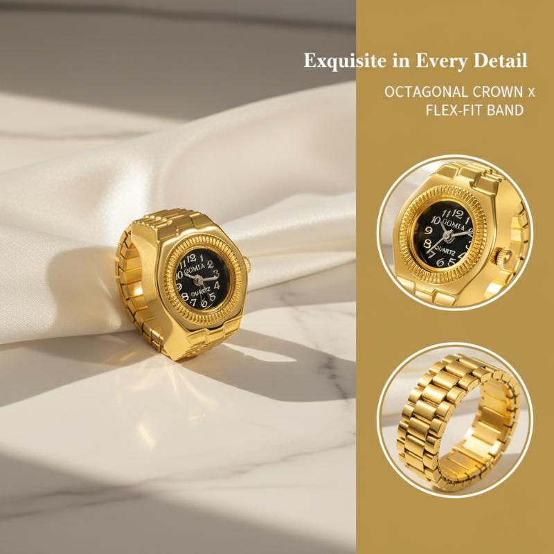 Women'S Accessories To Wear With Watch - Unieke punkhorloges met vierkante wijzerplaat, quartz,