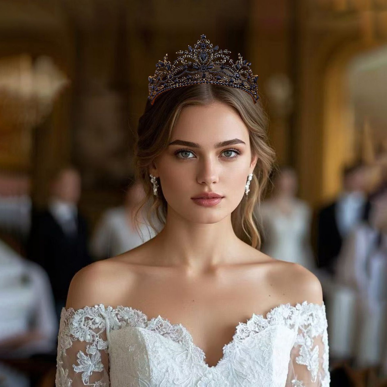 Women Accessories For Gift - Bruidskroon Sprankelende tiara voor bruiloftsfeest Luxe