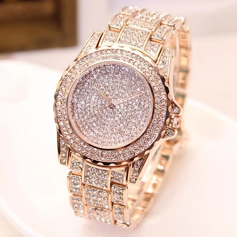 Women Accessories Display - Mode Kristal Full Steel Vrouwen Horloges