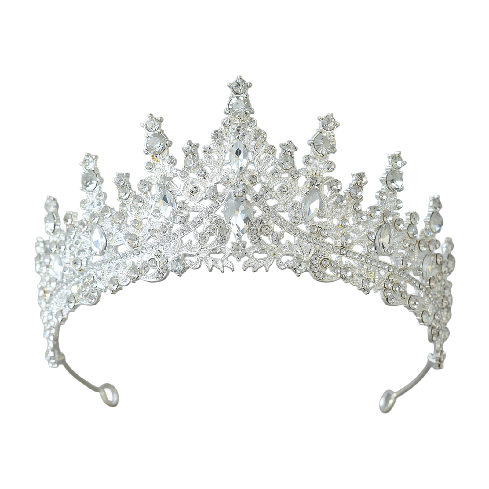 Women'S Accessories And Jewelry - Bruidshoofddeksel Sprankelende strass-kroon voor huwelijksceremonie Legering
