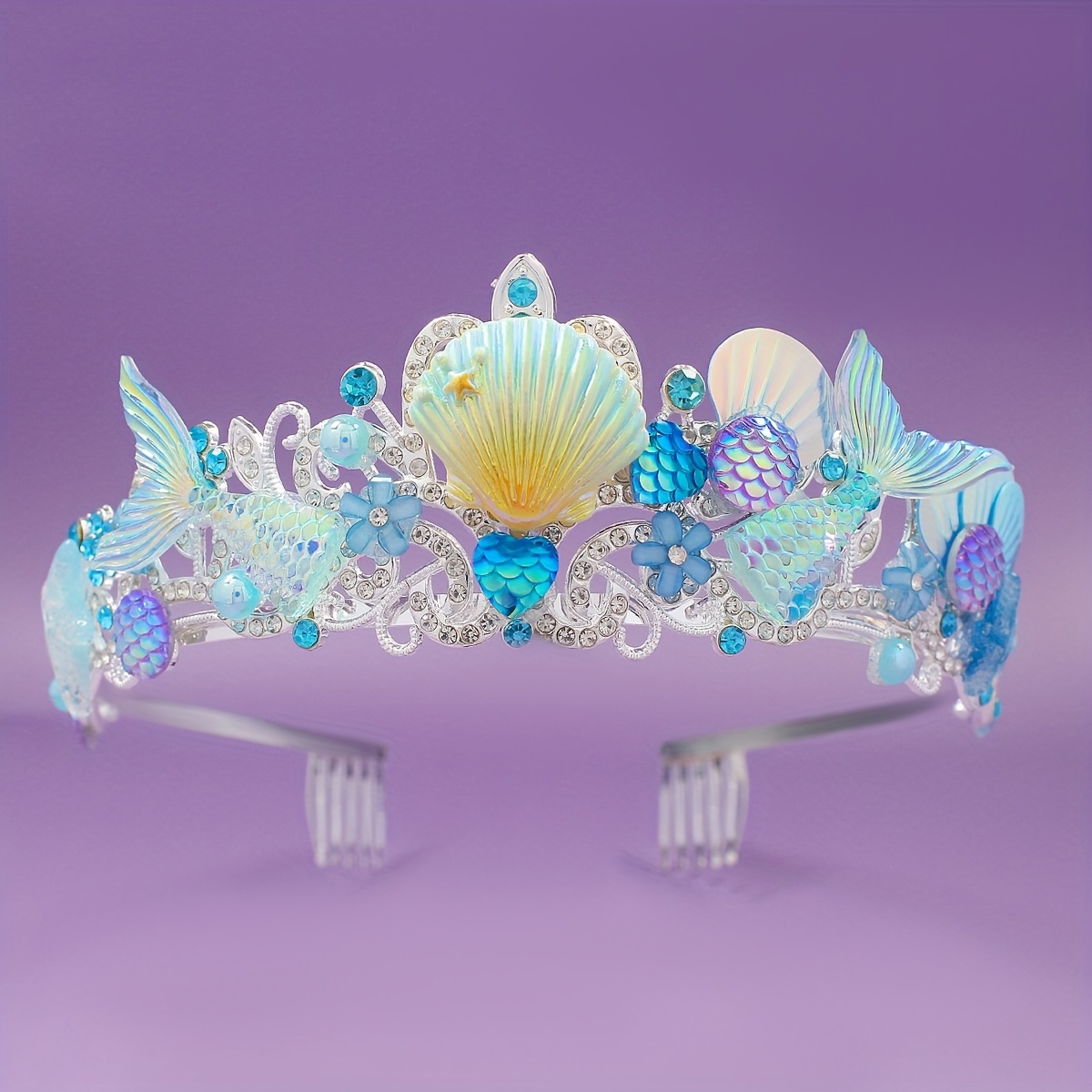 Women Accessories For Gift - 2025, nieuwe zeemeermin haarkam, kroon, oceaanserie,