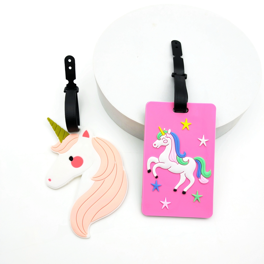 1Pc/2Pcs Eenhoorn Bagagelabels - Women Accessories Business Name recensie en prijs