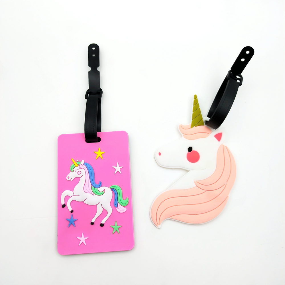 1Pc/2Pcs Eenhoorn Bagagelabels - Women Accessories Business Name recensie en prijs