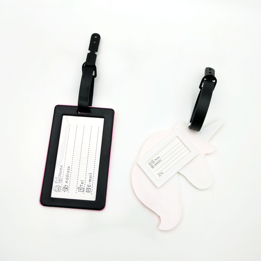 1Pc/2Pcs Eenhoorn Bagagelabels - Women Accessories Business Name recensie en prijs