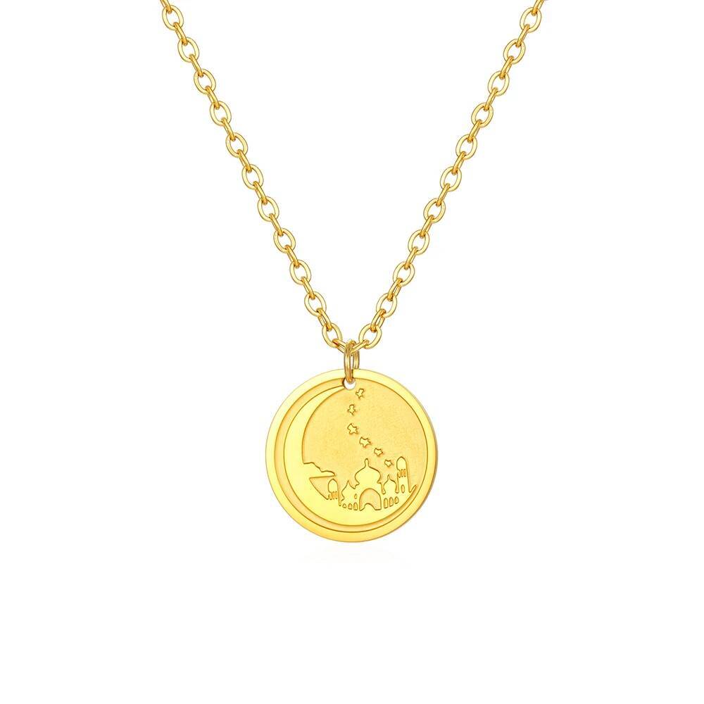 Jeruzalem Paleis Maan Munt Dis - Coin Necklace Delicate recensie en prijs