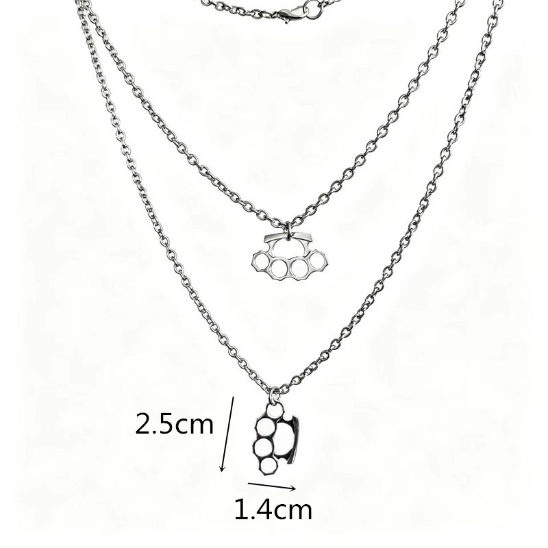 Punk roestvrijstalen dameskett - Women Accessories In English recensie en prijs