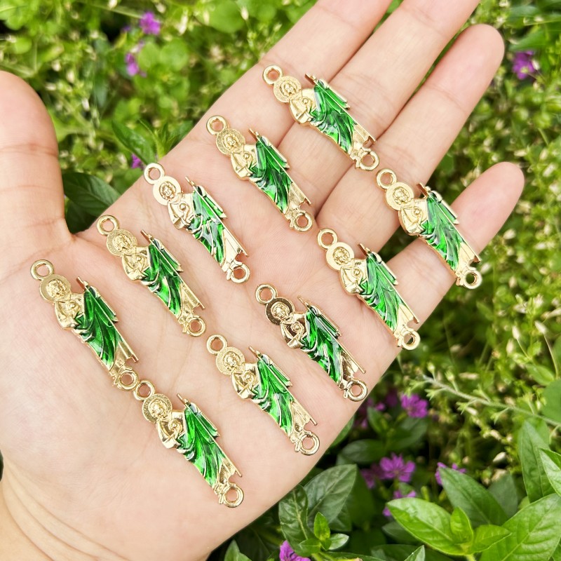 10PCS Groene Saint Jude Armban - Women Juda Accessories recensie en prijs