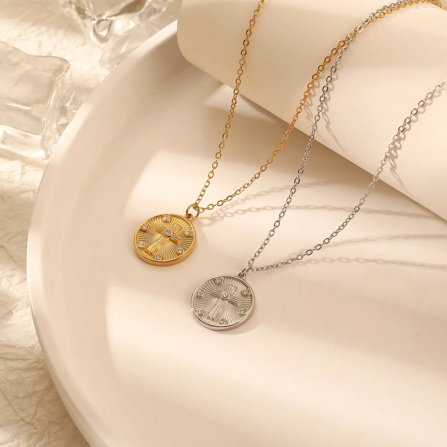 Vrouwen delicate ronde munt zi - Coin Necklace Delicate recensie en prijs