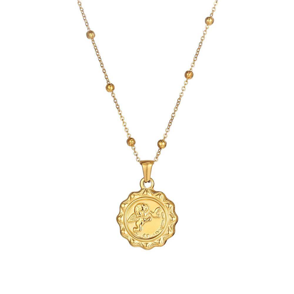 Vrouwen delicate de engel cupi - Coin Necklace Delicate recensie en prijs
