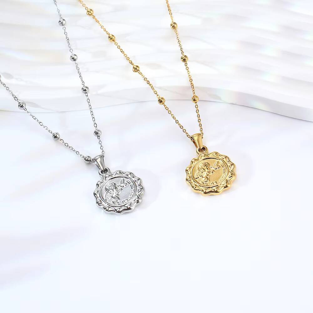 Vrouwen delicate de engel cupi - Coin Necklace Delicate recensie en prijs