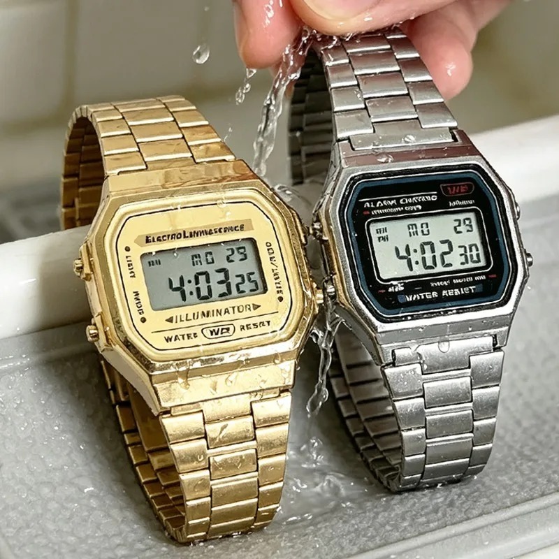 F91W Bandhorloge Waterdicht Re - Women Accessories Display recensie en prijs