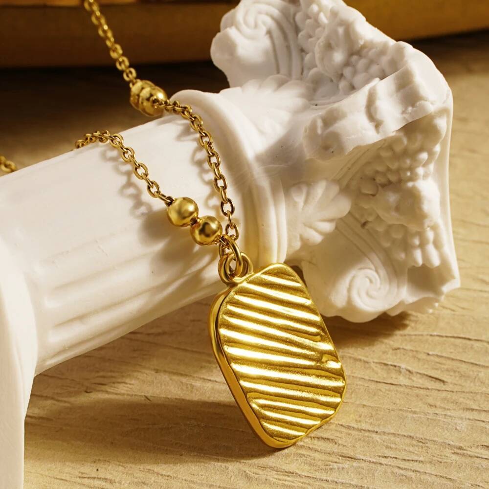 Roestvrij staal mode roos bloe - Coin Necklace Delicate recensie en prijs
