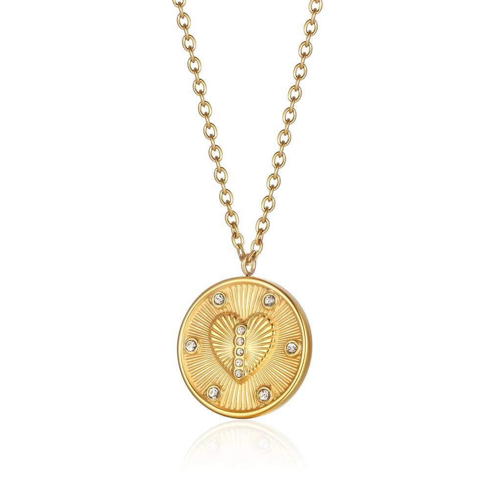 Roestvrij staal vrouwen delica - Coin Necklace Delicate recensie en prijs