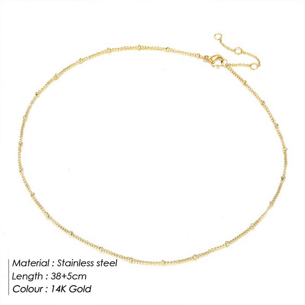 14K verguld delicate gelaagde  - Coin Necklace Delicate recensie en prijs