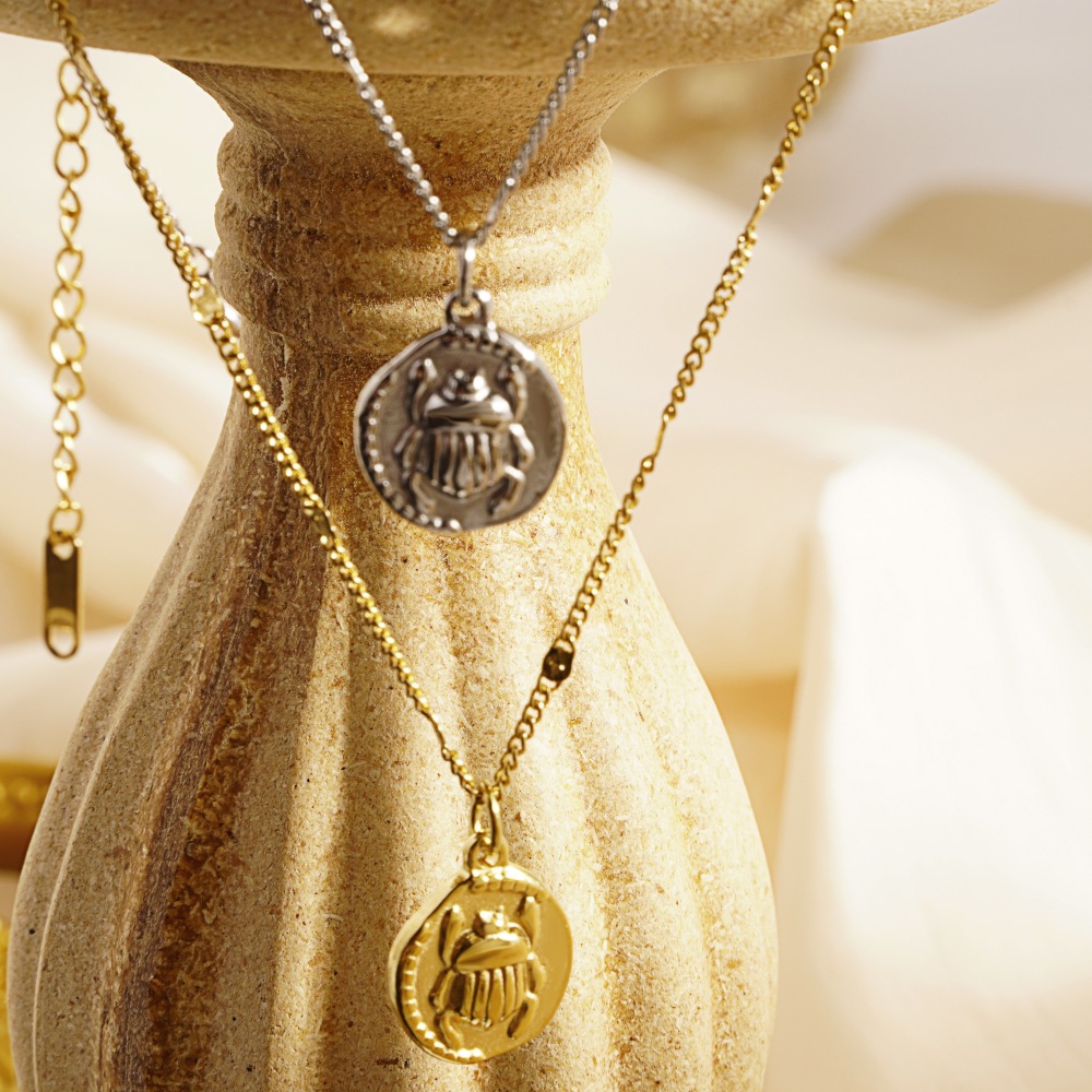 Roestvrijstalen dameshalsketti - Coin Necklace Delicate recensie en prijs