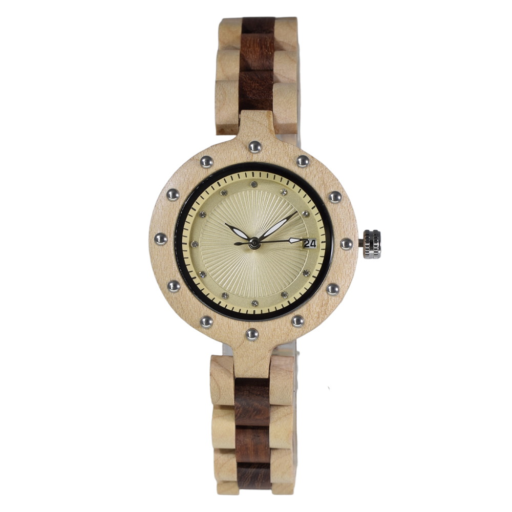 Vintage houten quartzhorloge v - Women'S Accessories To Wear With Watch recensie en prijs