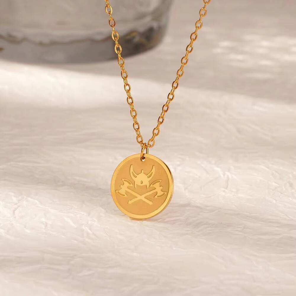Vergulde Viking Bijl Hanger Ke - Coin Necklace Delicate recensie en prijs