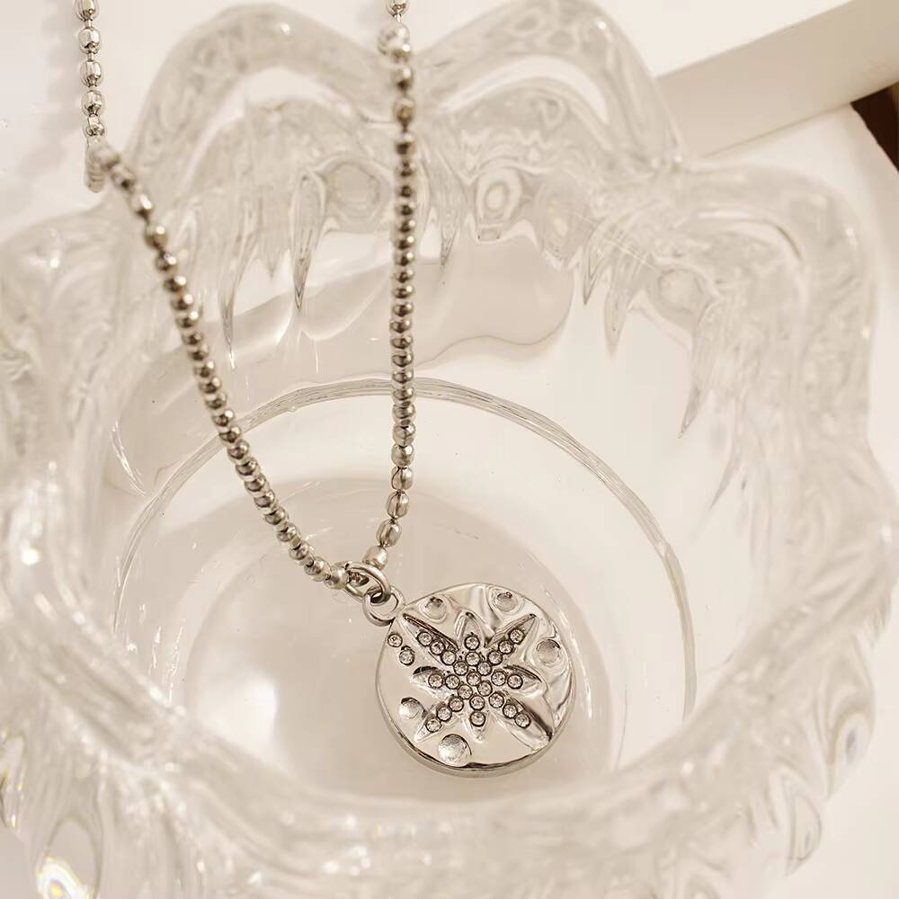 Roestvrij staal vrouwen delica - Coin Necklace Delicate recensie en prijs