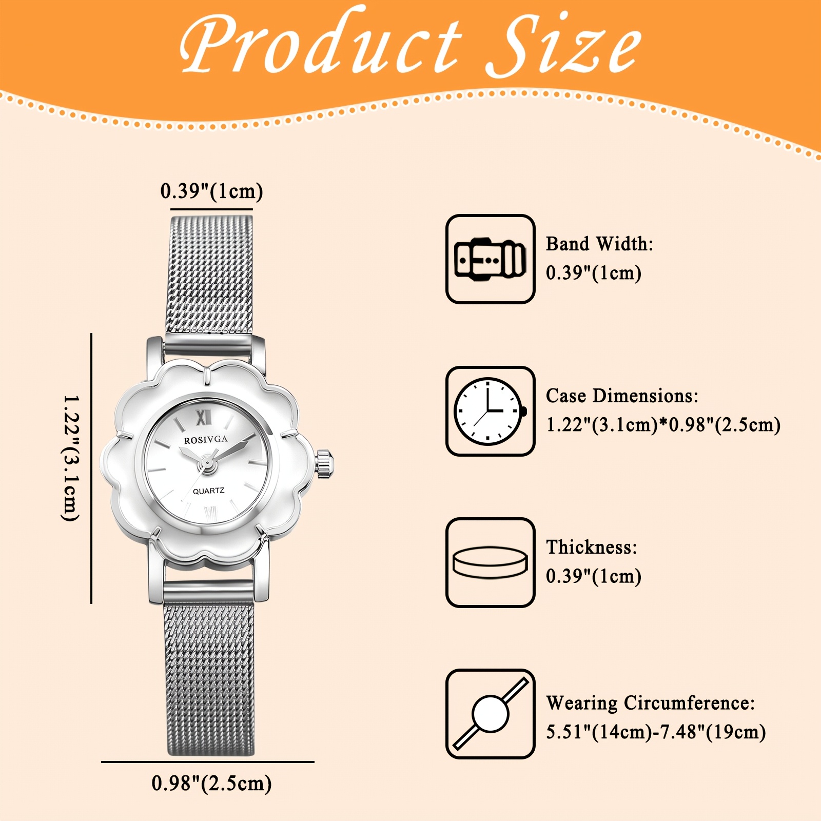 Dameshorloge met bloemvormige  - Women'S Accessories To Wear With Watch recensie en prijs