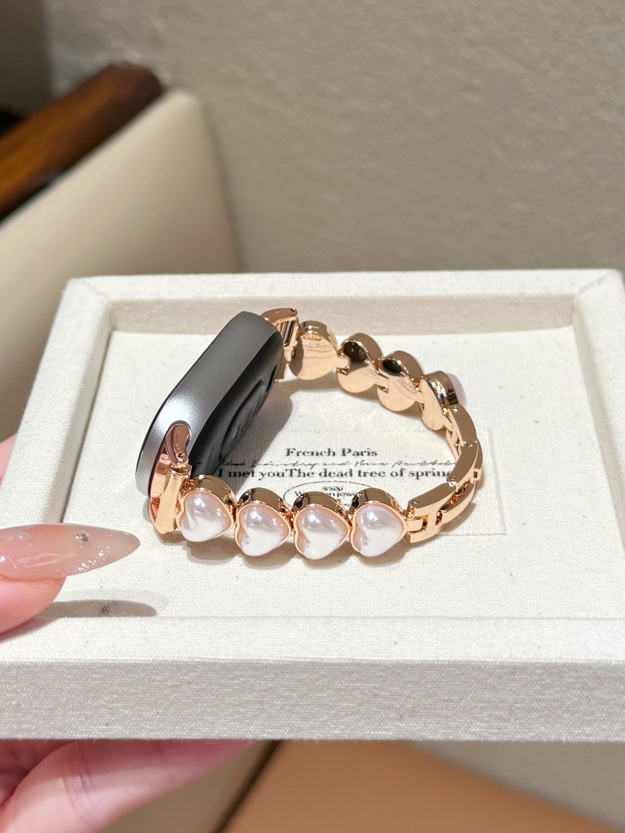 Zoete Parel Hart Alloy Bandje  - Women'S Accessories To Wear With Watch recensie en prijs